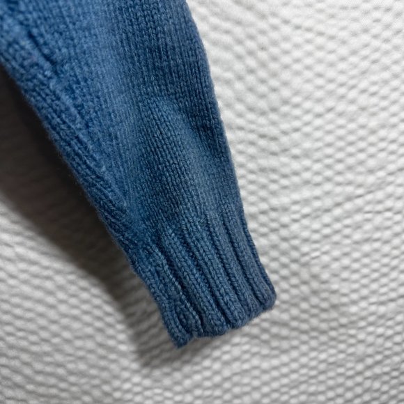 Vintage Handmade Knit Children's Sweater Nursery Rhyme Lil Bo Peep Cardigan 1950 - Picture 4 of 7